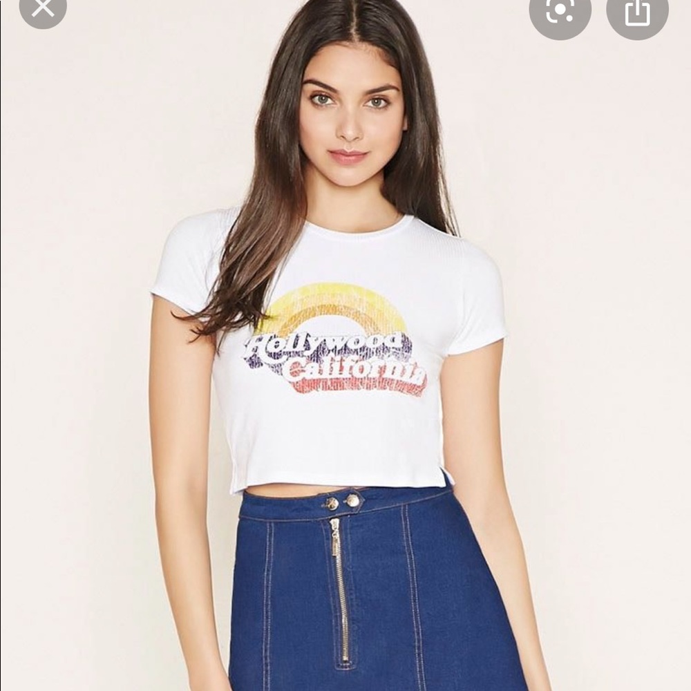 SOLD Retro forever 21 crop top